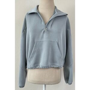 Lululemon 1/2 Zip Cropped Active Pullover Sweater